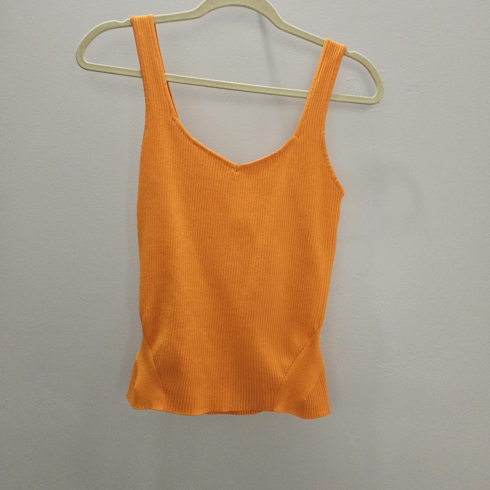 House of Harlow 1960 Vibrant Orange Tank Top